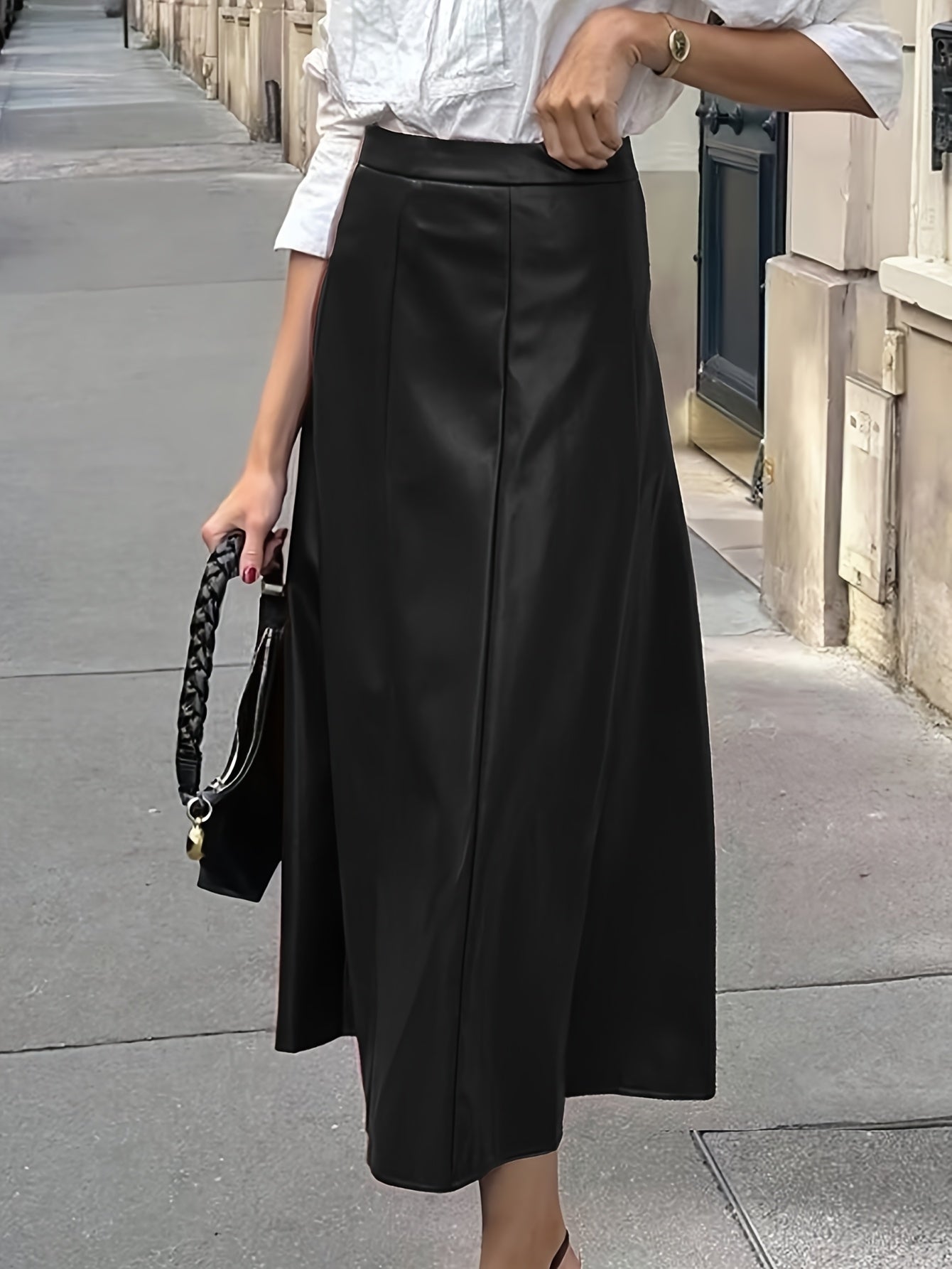 Handmade Genuine Leather Skirt – Women’s Mini/Midi Real Leather Skirt | Soft Premium Leather | Luxury Everyday Wear