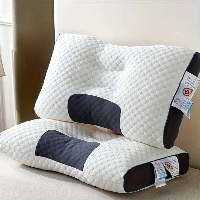 A soft, ergonomic neck pillow designed for comfortable sleep and multipurpose use. Features an adjustable contour shape, high-quality pillow core, and a detachable pillowcase.