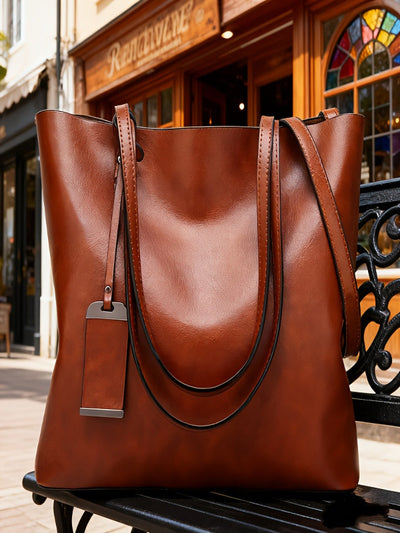 Women’s Genuine Top-Grain Cowhide Handbag – Vintage Black Purse with Adjustable Wrist Strap & Zipper Closure