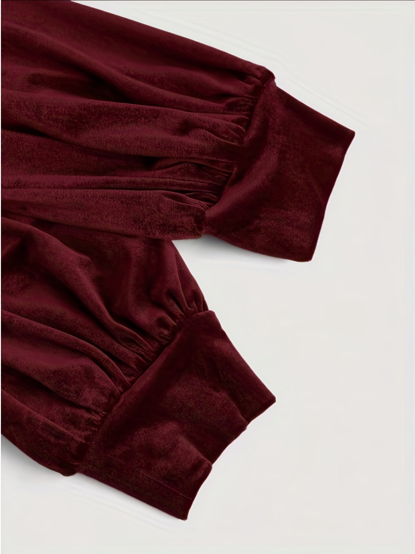 Women’s Elegant Olive Green V-Neck A-Line Maxi Dress – Ruched Waist & Puffed Sleeves | Formal Evening Gown for Parties & Weddings