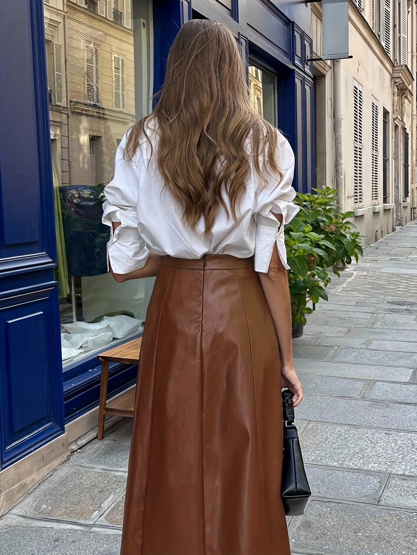 Handmade Genuine Leather Skirt – Women’s Mini/Midi Real Leather Skirt | Soft Premium Leather | Luxury Everyday Wear