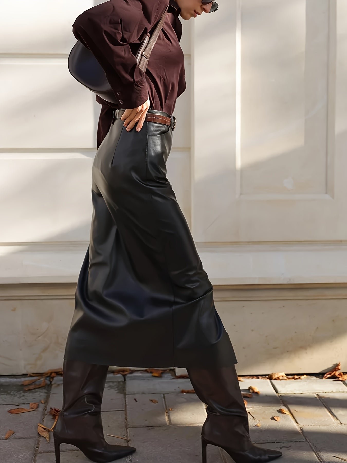 Handmade Genuine Leather Skirt – Women’s Mini/Midi Real Leather Skirt | Soft Premium Leather | Luxury Everyday Wear