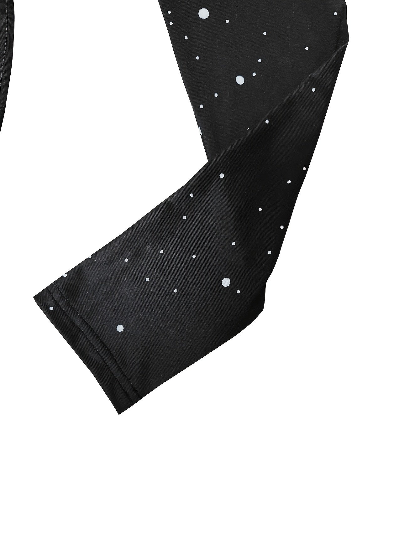 Women’s Elegant Vintage Christmas Dress – Long Sleeve Bodycon Party & Holiday Outfit with Starry Night Sky Design